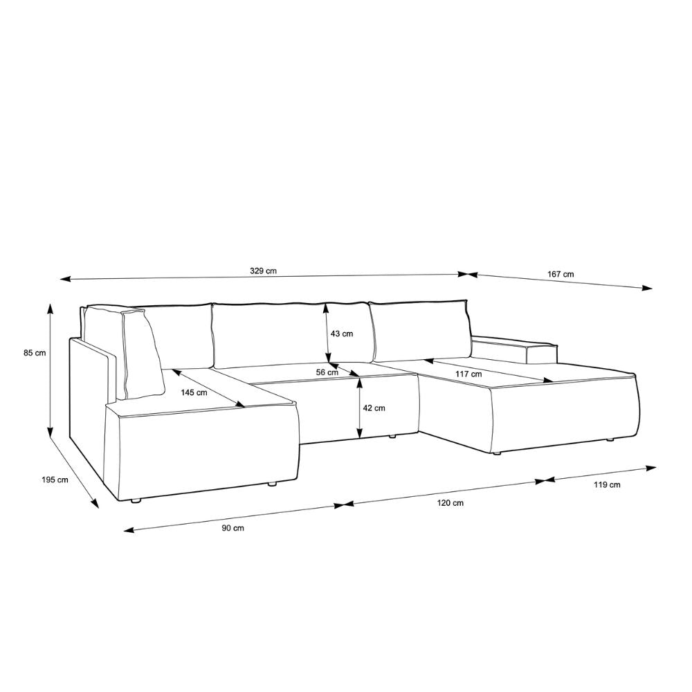 Moderner 3-türiger Schrank - IMPERIAL I09