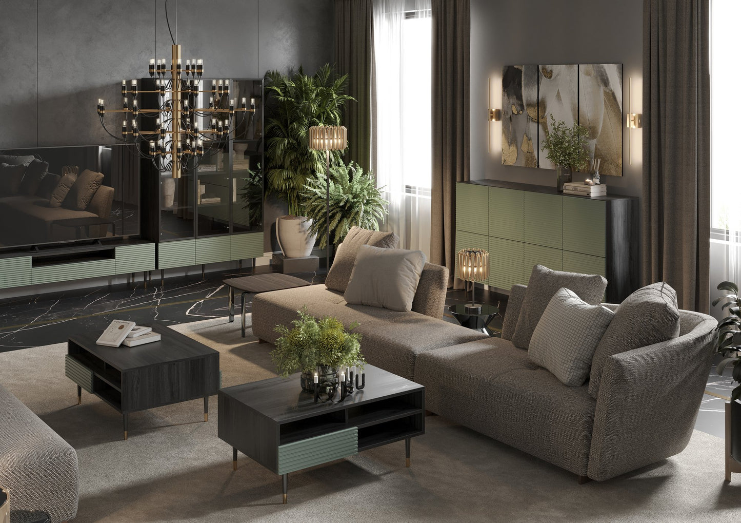 Kabineti modern me 3 dyer - IMPERIAL I09