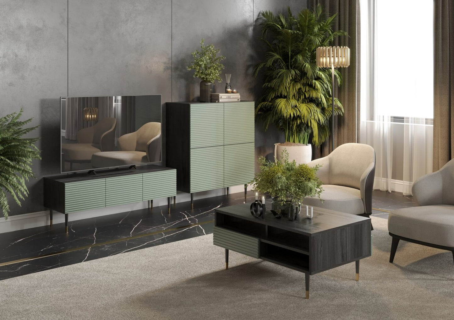 Kabineti modern me 3 dyer - IMPERIAL I09