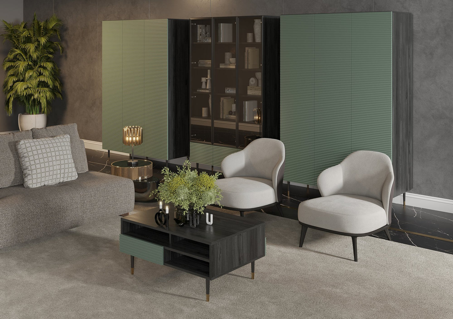Modern 3-door closet - IMPERIAL I07